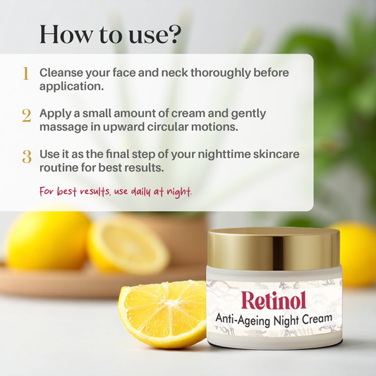 Pamperella Korean Bliss Glass Skin Retinol Anti – Ageing Night Cream