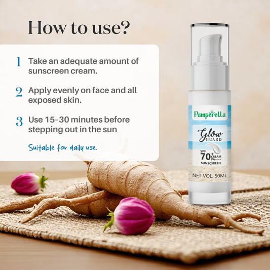 Pamperella Glow Guard SPF70+