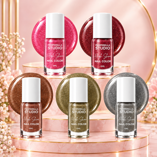 Pack of 5 - High Shine Nail Color Combo