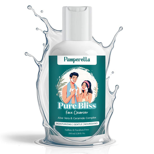 Pamperella Pure Bliss Face Cleanser With Aloe Vera & Ceramide Complex