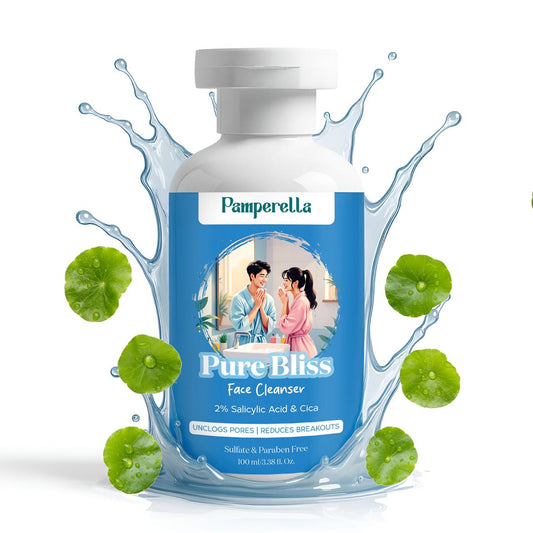 Pamperella Pure Bliss Face Cleanser With 2% Salicylic Acid & Cica