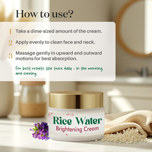 Pamperella Korean Bliss Glass Skin Rice Water Brightening Cream