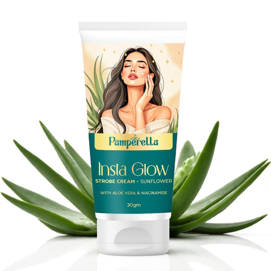 Pamperella Insta Glow Strobe Cream – Sunflower