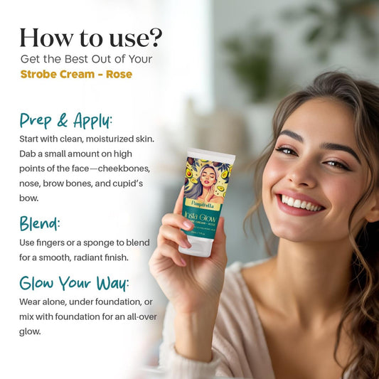 Pamperella Insta Glow Strobe Cream – Rose