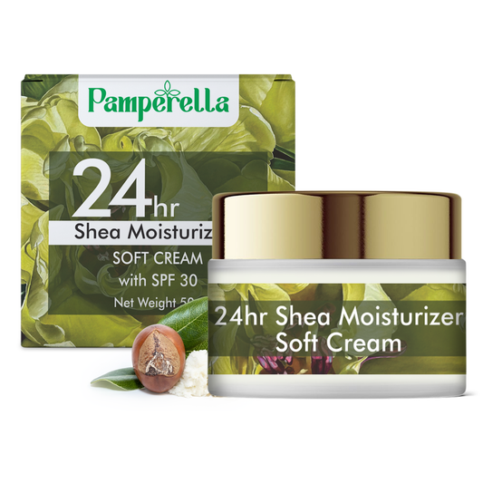 Pamperella 24HR Shea Moisturizing Soft Cream with SPF 30