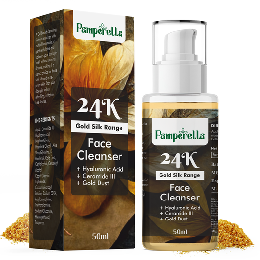 Pamperella 24K Gold Silk Range Face Cleanser