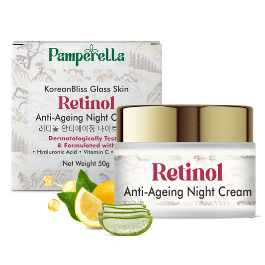 Pamperella Korean Bliss Glass Skin Retinol Anti – Ageing Night Cream