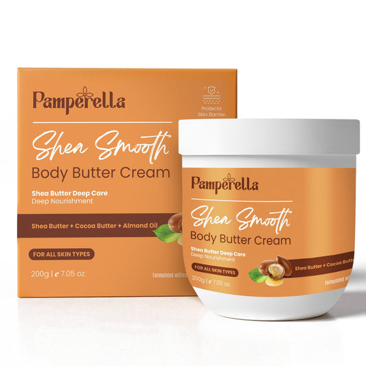 Pamperella Shea Smooth Body Butter Cream — Deep Nourishment & Velvet Soft Skin